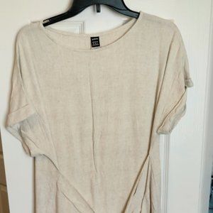 ***5/$20*** NWOT Linen Front Tie Mini Dress Size Medium